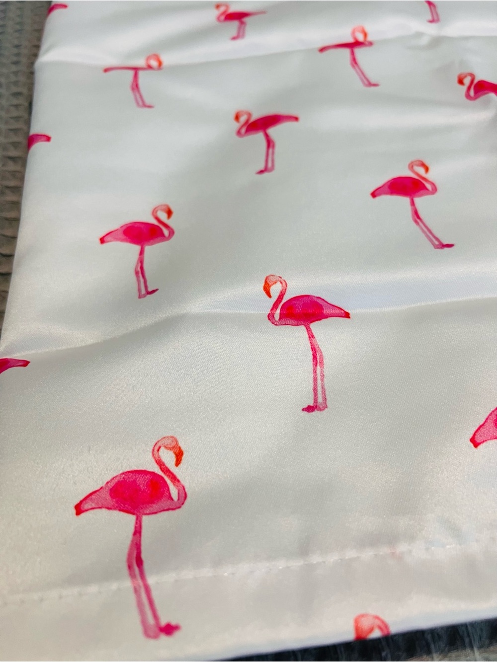 Pink Flamingo Valance Curtains -18x54